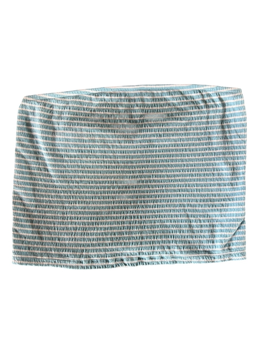 American Eagle Small Striped Blue Tube Top